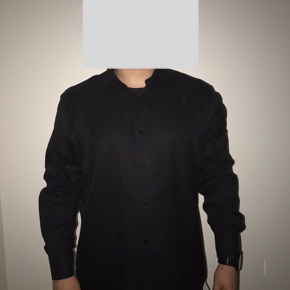Calvin Klein dress shirt//black//